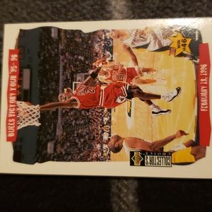 Michael Jordan 95-96 Championship Card